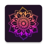 coloring mandalas android application logo